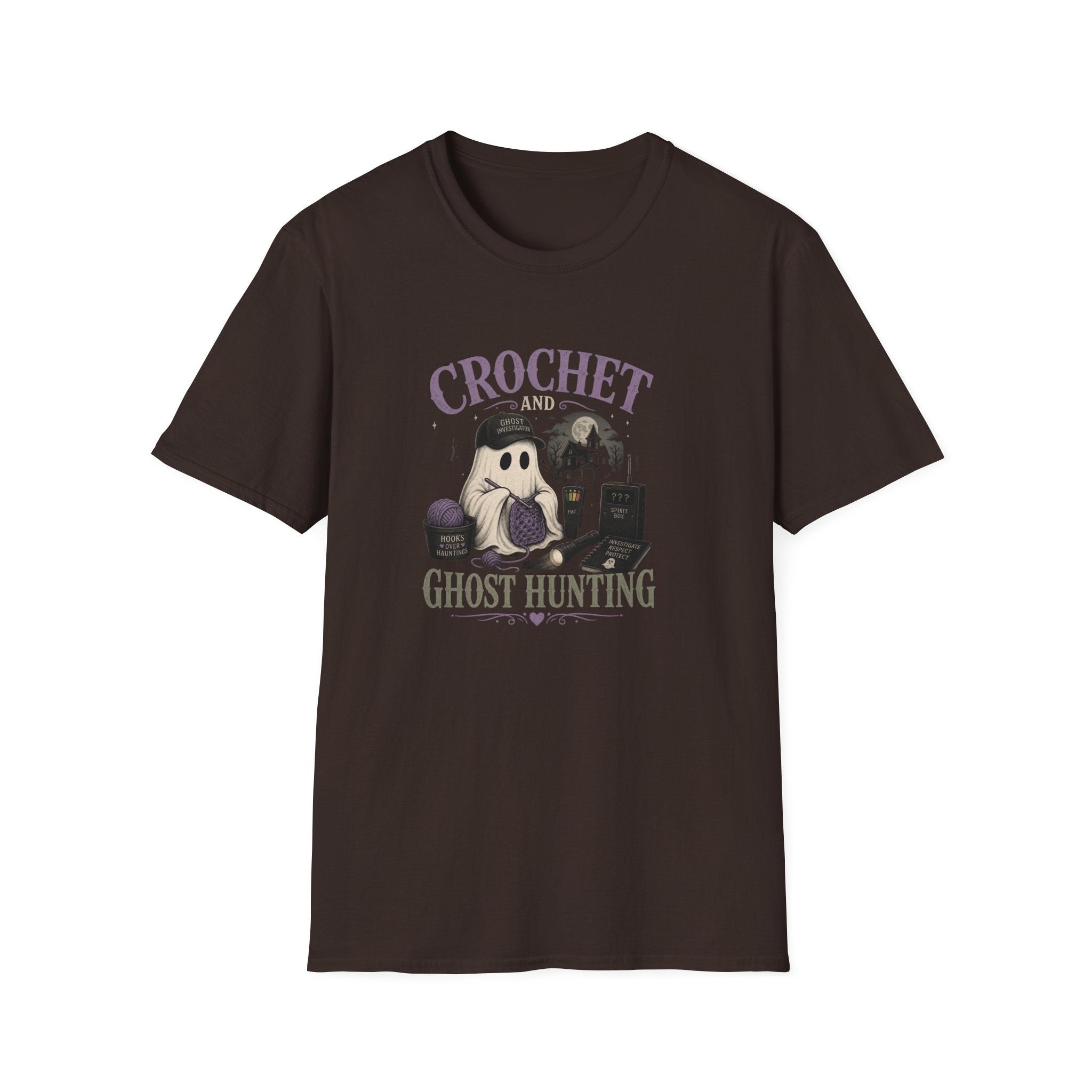 Crochet and ghost hunting T-Shirt