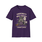 Crochet and wolf therapy T-Shirt