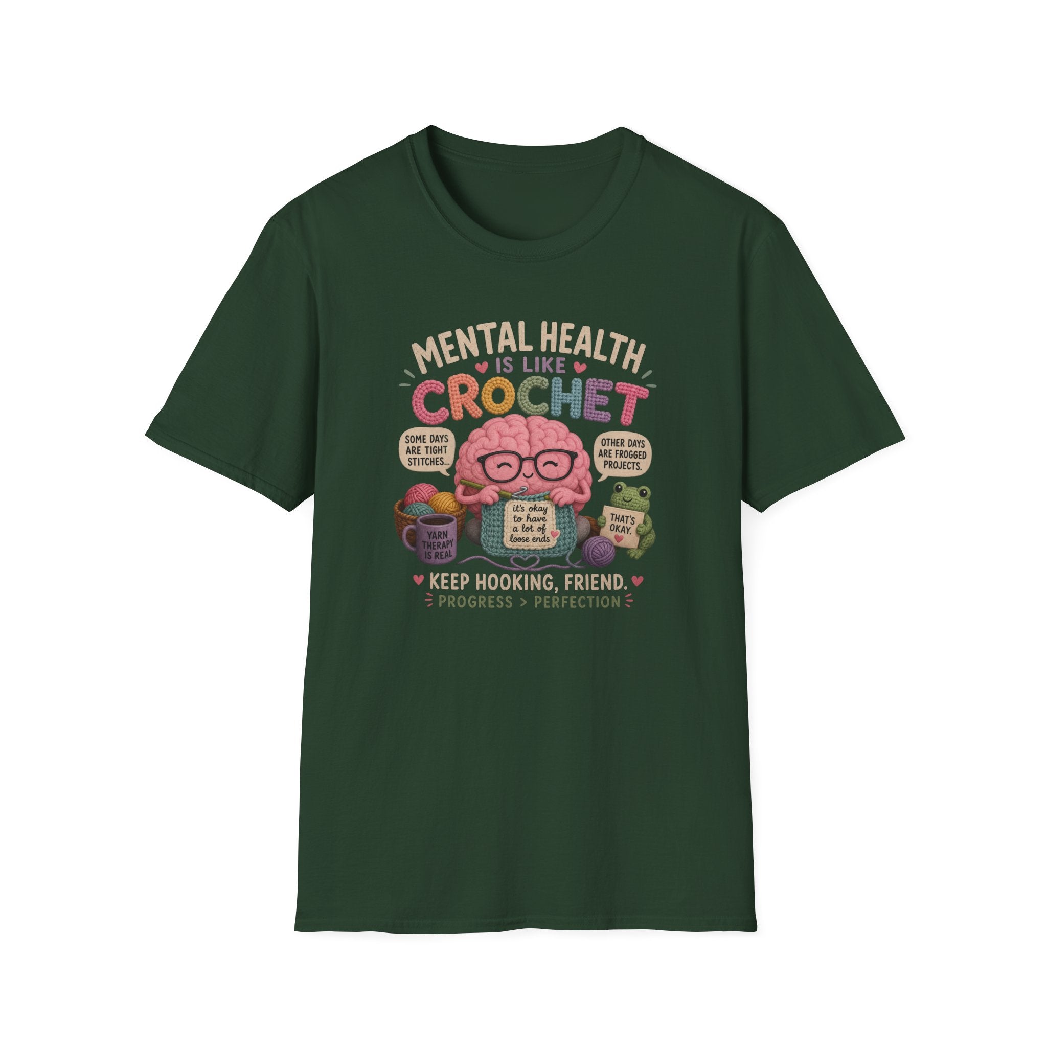 crochet mental health T-Shirt
