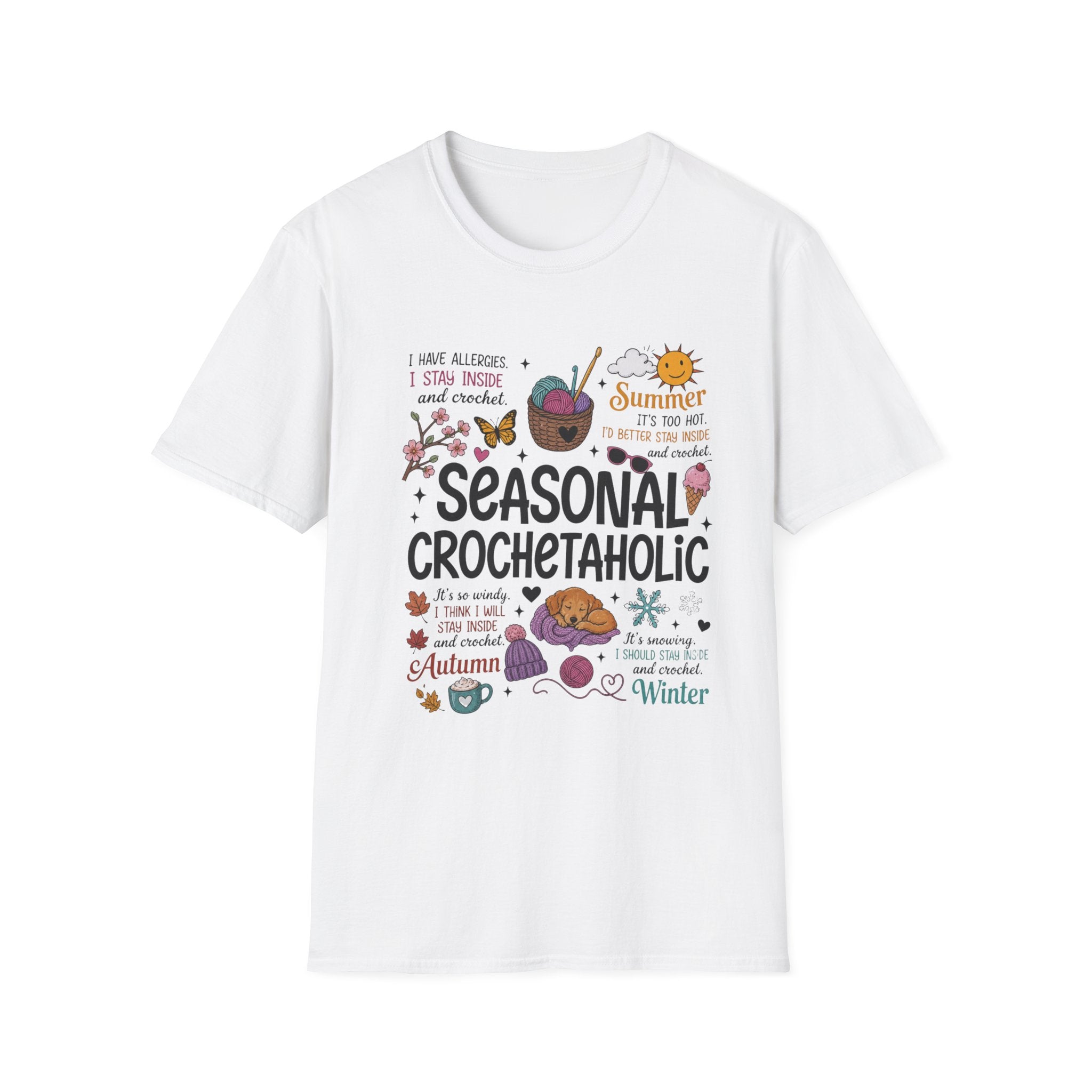 Seasonal Crochet acholic T-Shirt