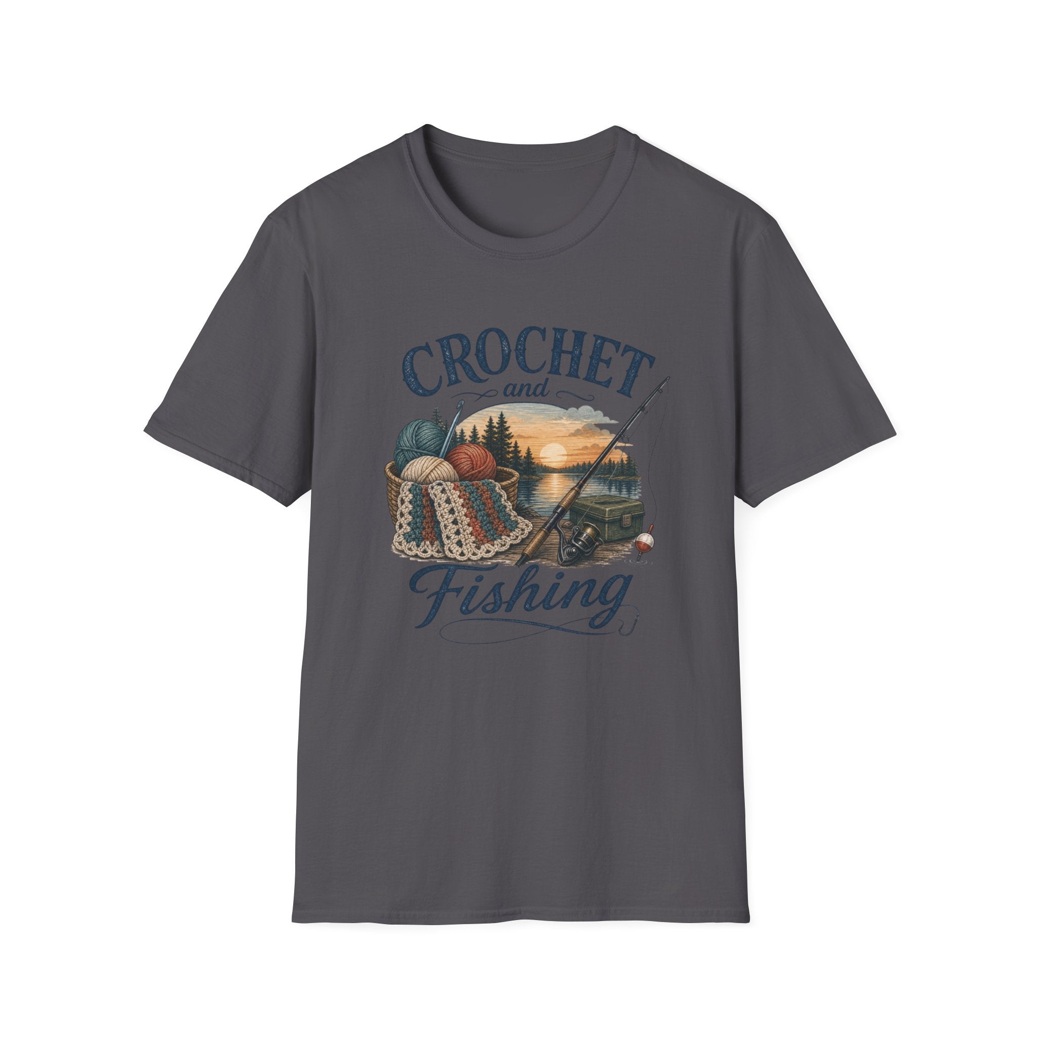Crochet and fishing T-Shirt
