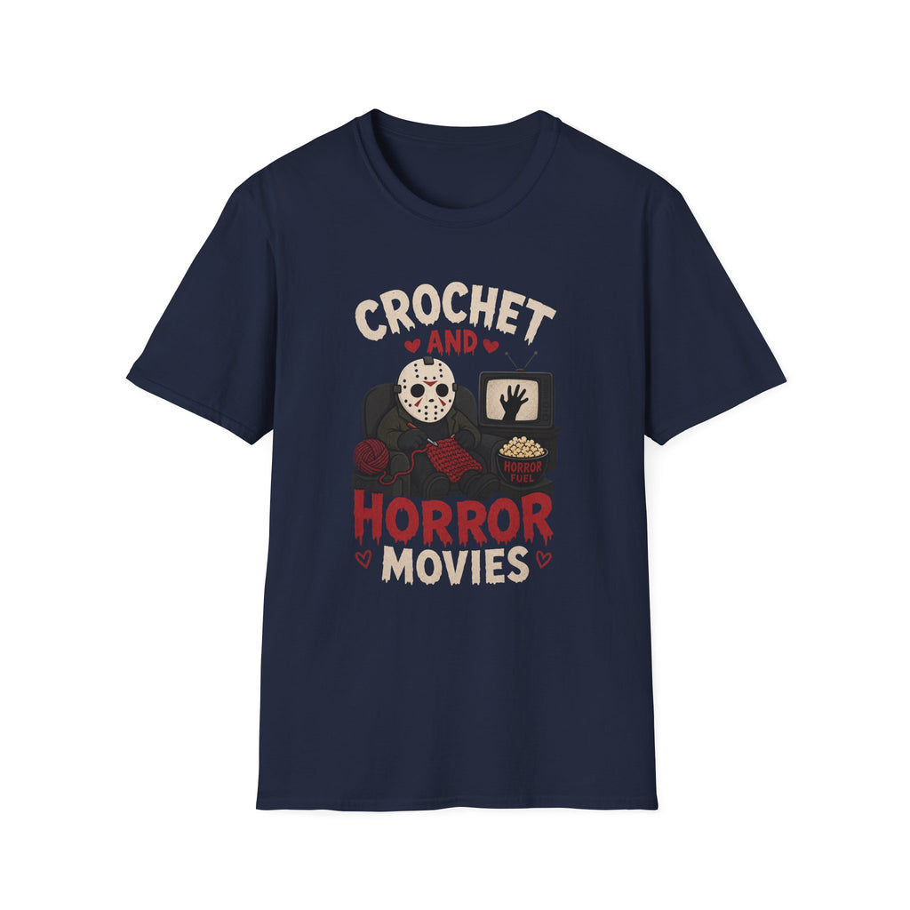 crochet heart horror movies T-Shirt