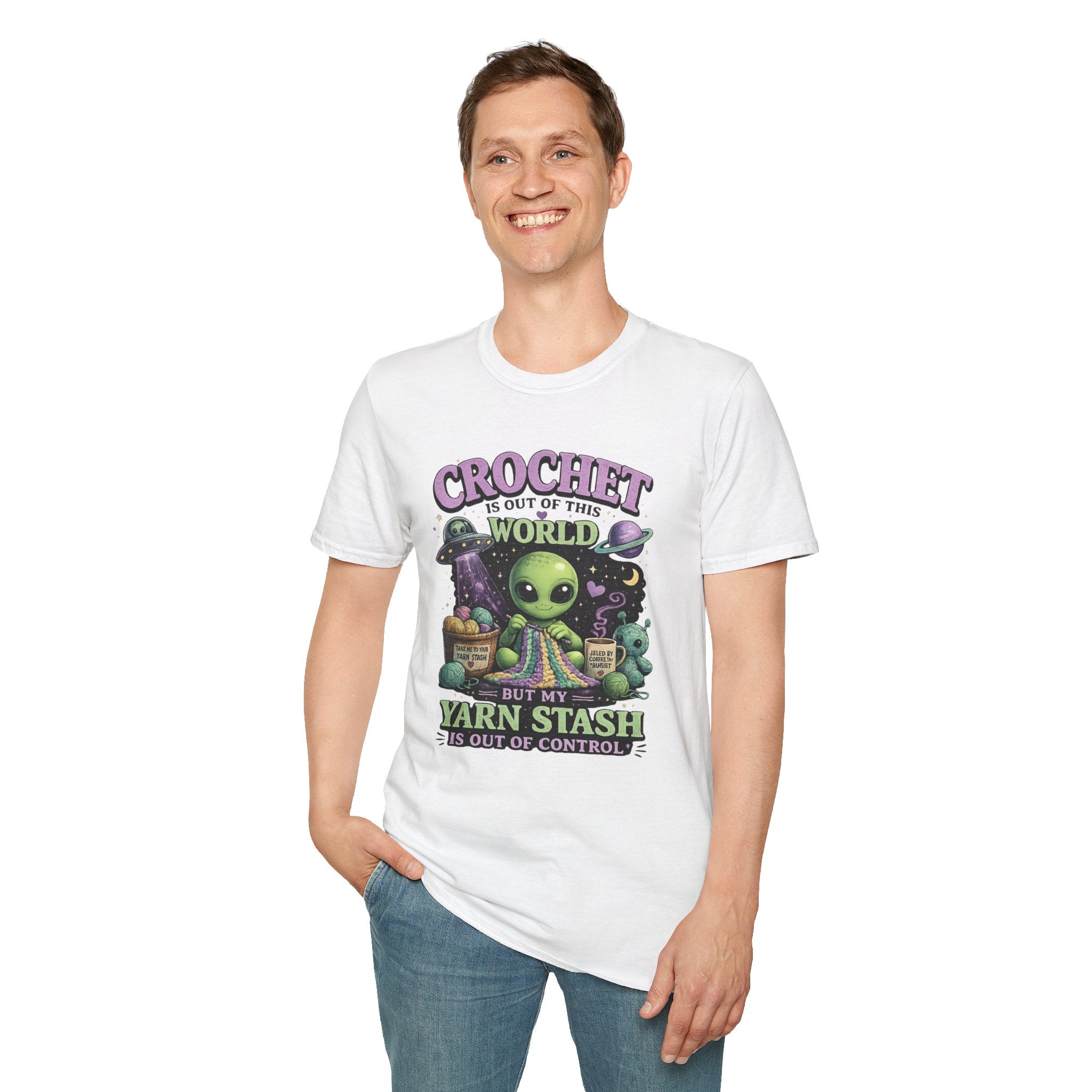 Alien and Crochet T-Shirt