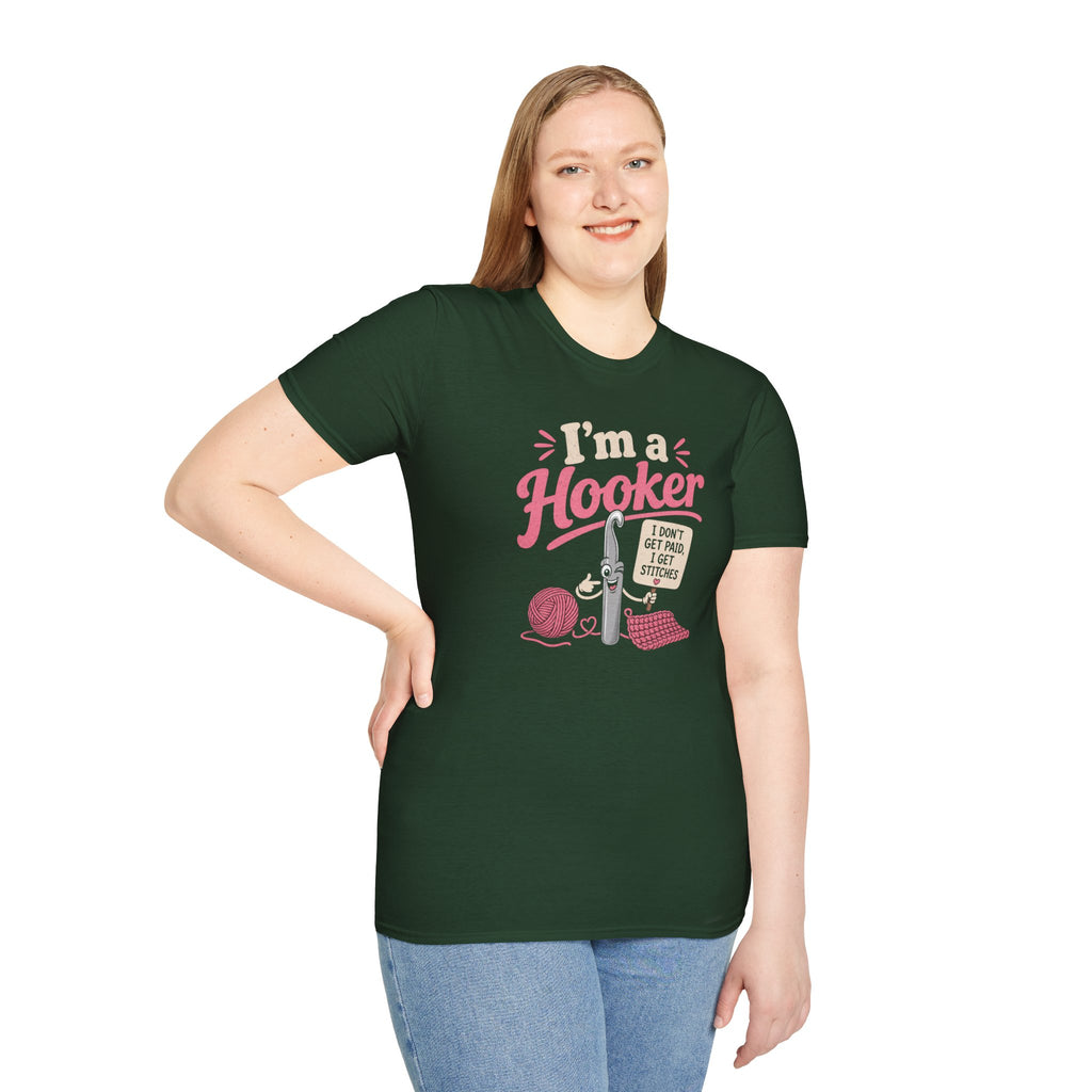 Hooker crochet T-Shirt